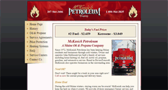 Desktop Screenshot of mckusickpetroleum.com