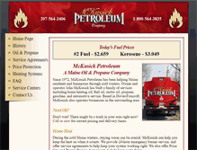 Tablet Screenshot of mckusickpetroleum.com